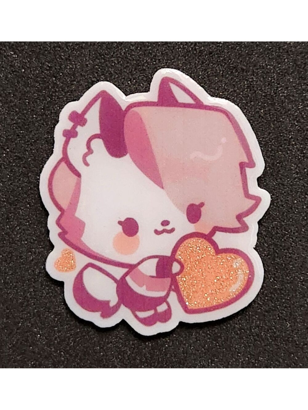 Loona glitter pin - Helluva Boss